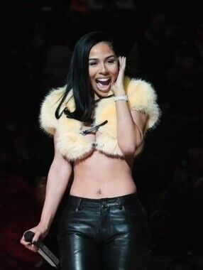Fanci Club Set Karolina Faux Fur Jacket And Leona Bikini Top